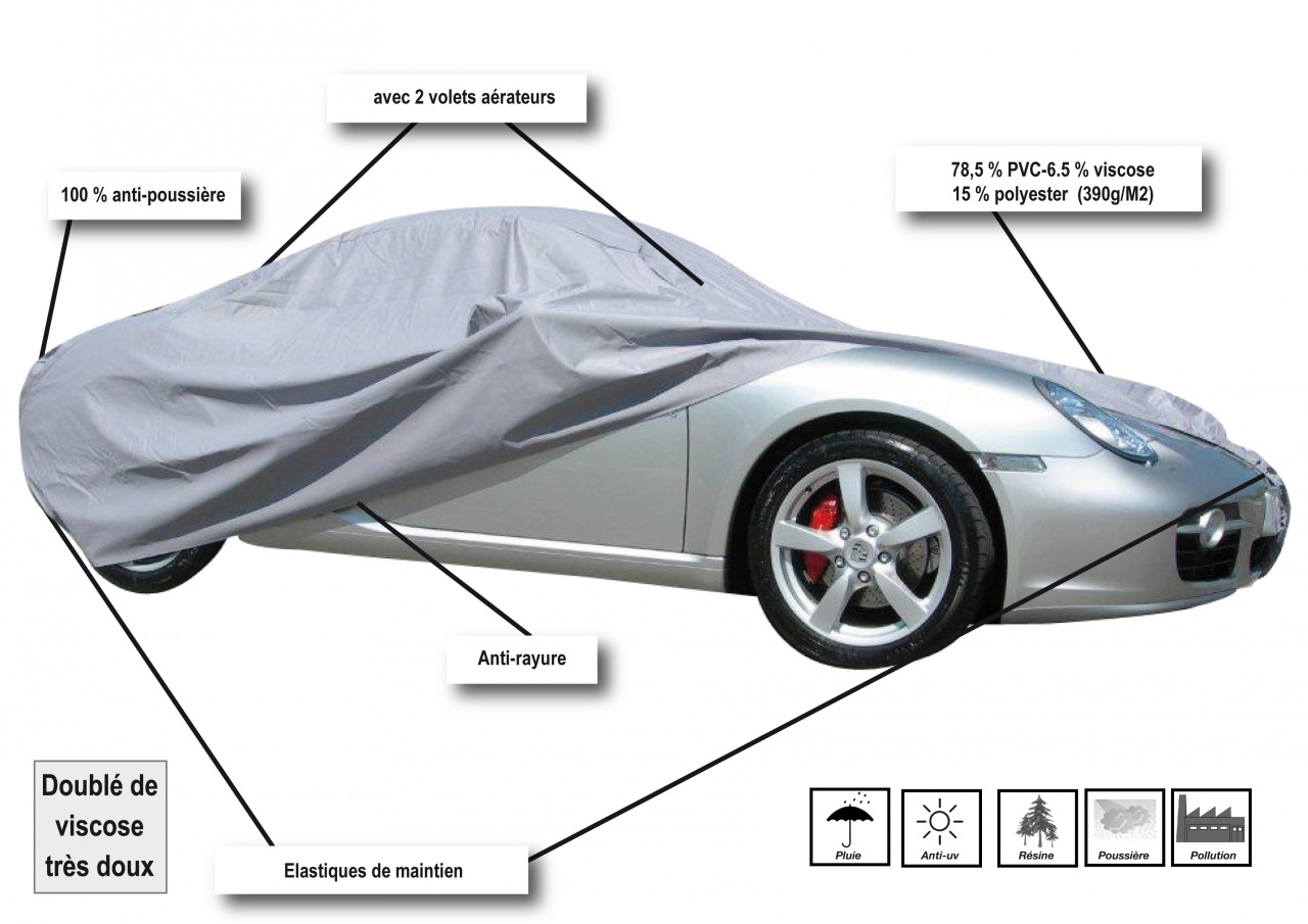 Bâche / Housse protection voiture Renault Laguna 3