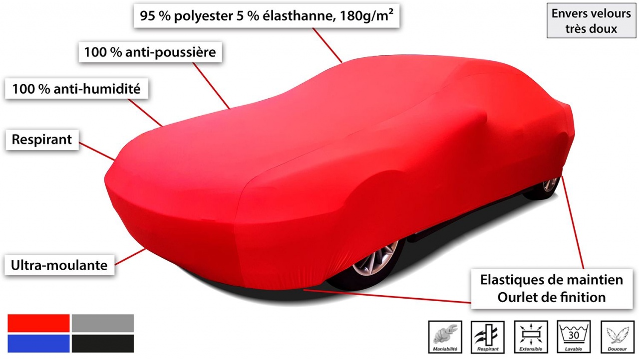 BMW 3-SERIES COUPE (E92) BÂCHE DE PROTECTION POUR INTÉRIEUR GRIS COUVERTURE  DE VOITURE CARCOVER