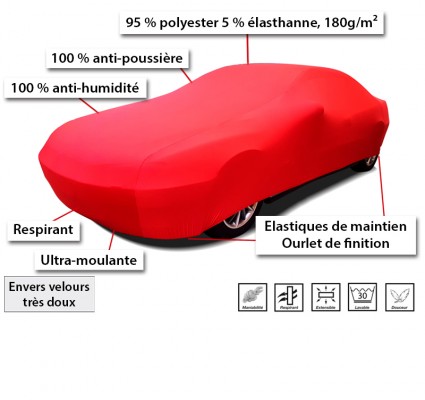 Bache Auto Custo Housse de protection auto Interieur M: 432x165x119  Camping-car Accessoire Confort